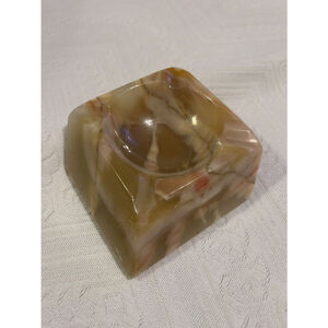 Brown And White Marble Home Ashtray